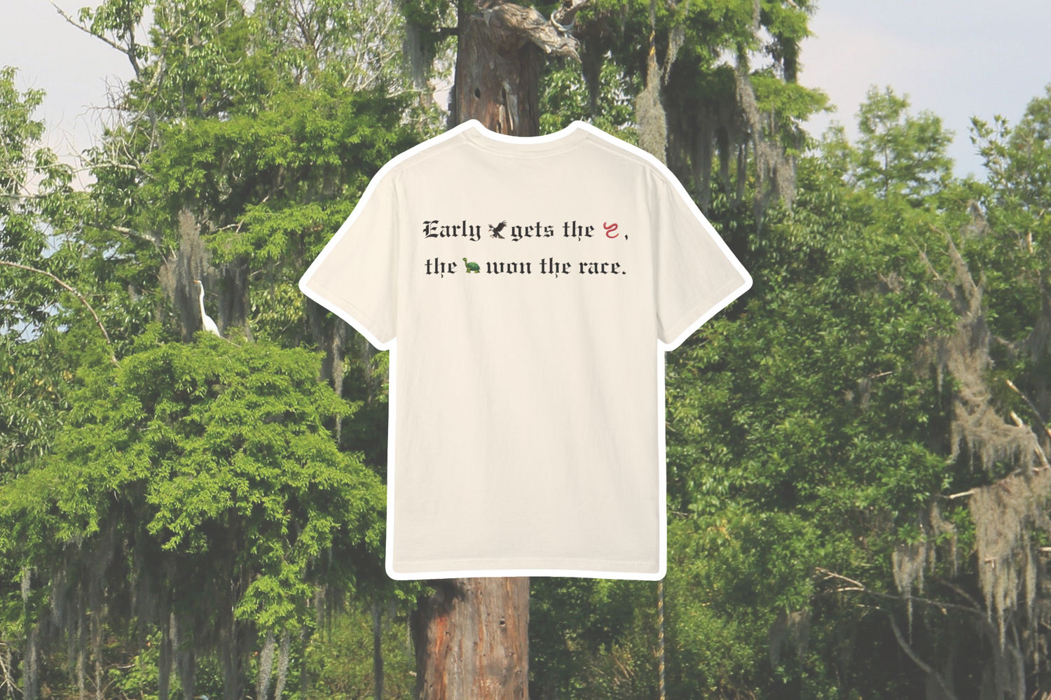 Swamp Brand Clothing Early Bird Gets the Worm Shirt